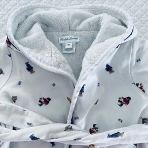 SOLD Ralph Lauren Teddy Bear Robe Size 9 Months